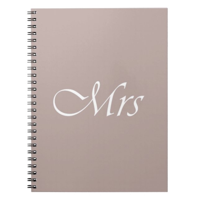 Caderno Espiral Sra. (Frente)