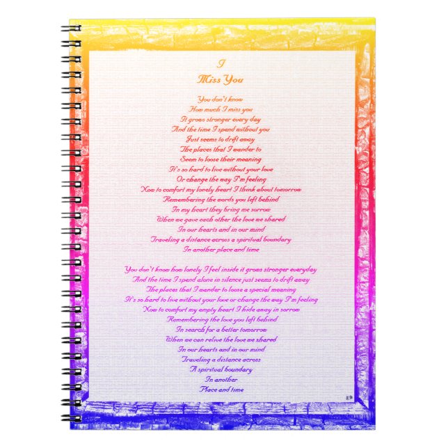Caderno Espiral Srta. (Frente)