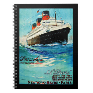 Caderno Espiral ss Paris ~ Linha Francesa
