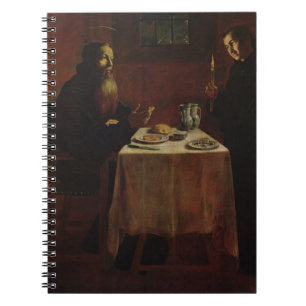 Caderno Espiral St. Benedict que abençoa St. Maur