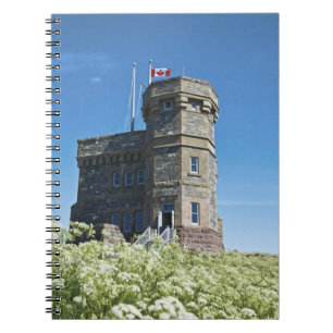Caderno Espiral St. John's, Terra Nova, Canadá, Cabot Tower,