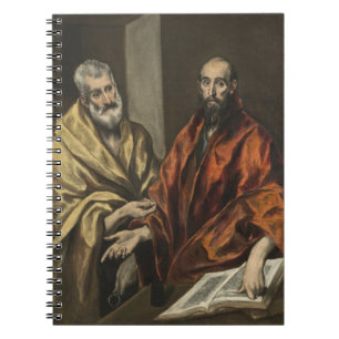 Caderno Espiral St Peter e St Paul c.1605-8 (óleo em canvas)