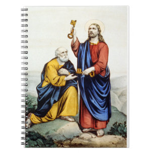 Caderno Espiral St Peter que recebe as chaves - 1907
