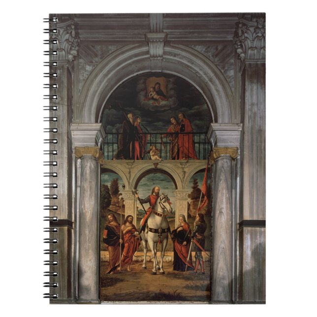 Caderno Espiral St. Vitalis e santos (Frente)