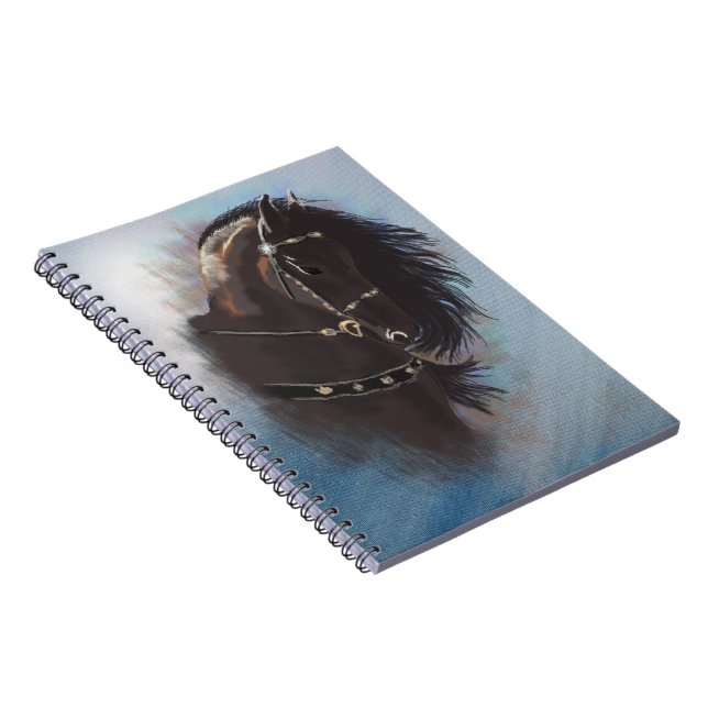 Caderno Espiral Stallion Portrait - Notebook (Lado Direito)
