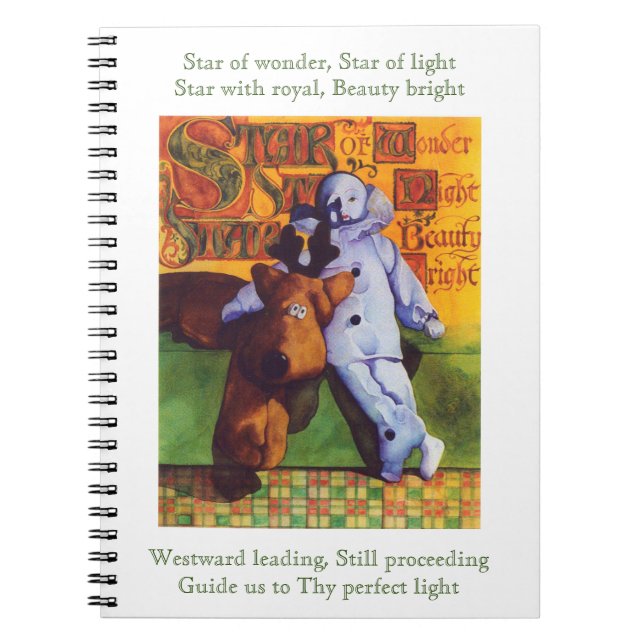 Caderno Espiral STAR DO Bloco de Notas Espiral 6.5x8.75 (Frente)