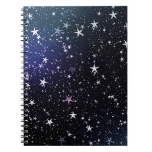 Caderno Espiral Star Gazer Nature Sky Space Paz Destino de Amor