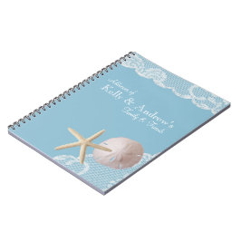 Caderno Espiral Starfish e Lace Beach