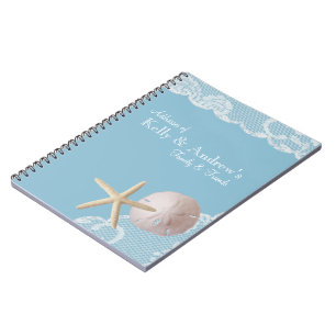 Caderno Espiral Starfish e Lace Beach