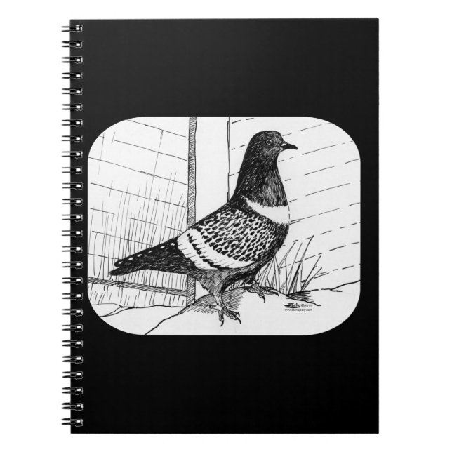 Caderno Espiral Starling Pigeon 1973 (Frente)