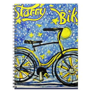 Caderno Espiral Starry Bike