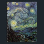 Caderno Espiral Starry Night - van Gogh<br><div class="desc">Da lâmpada do mineiro de Nuenen à que colocou em sua janela, seguindo a cena com Gauguin; da estrela da noite que notou em 1875 em Corot Olive Orchard à carta que escreveu ao irmão em agosto de 1888, na qual ele disse: "Algum dia ou outro você verá uma fotografia...</div>