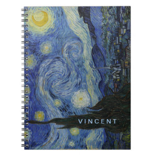 Caderno Espiral Starry Night Vincent van Gogh