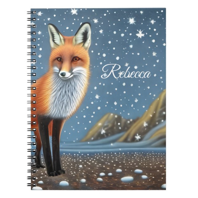 Caderno Espiral Starry Starry Night Storybook Fox (Frente)