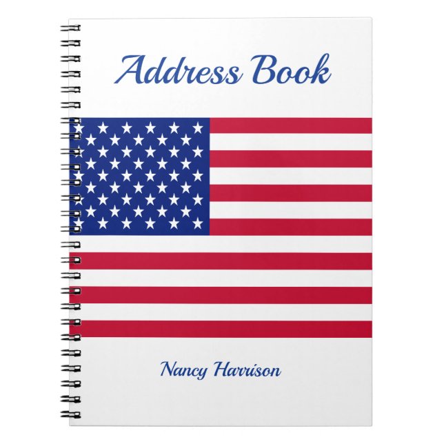 Caderno Espiral Stars and Stripes (Frente)