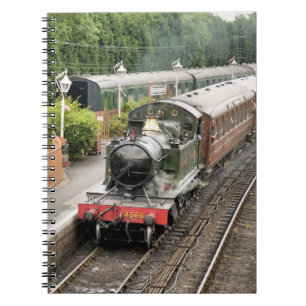 CADERNO ESPIRAL STEAM TRAINS