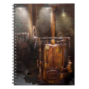 Caderno Espiral Steampunk - Acionando a casa moderna
