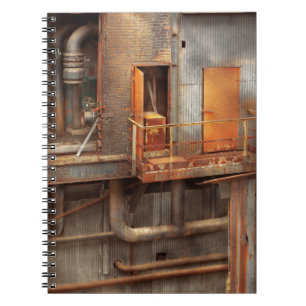 Caderno Espiral Steampunk - Encanamento - Dilema dos Encanadores