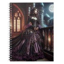 Steampunk Vintage - Mulher Roxa Vitoriana