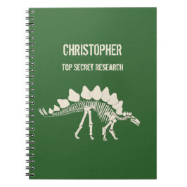 Caderno Espiral Stegosaurus Bones Dinossaur Dig