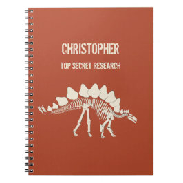 Caderno Espiral Stegosaurus Bones Dinossaur Dig