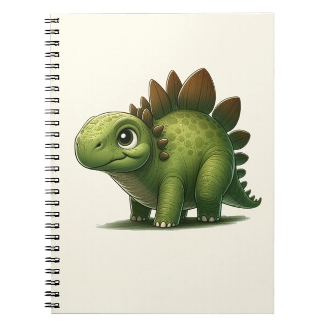 Caderno Espiral Stegosaurus – Kammli's Freunde Dino Notizbuch (Frente)