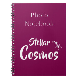 Caderno Espiral Stellar Cosmos Spiral Photo Notebook