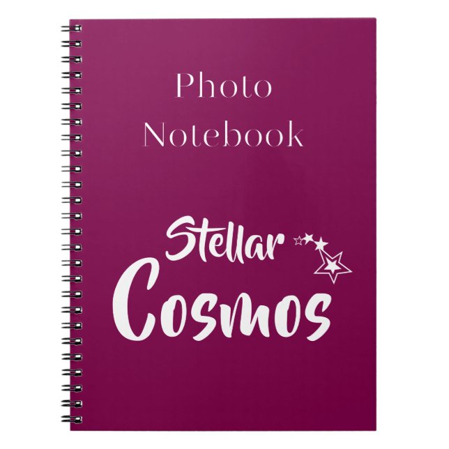 Caderno Espiral Stellar Cosmos Spiral Photo Notebook (Frente)