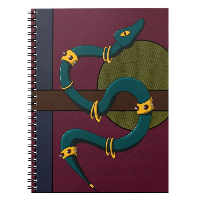 Caderno Espiral Sticker Carré Snake (Frente)