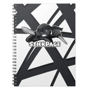 Caderno Espiral StickPage - Ninja louco