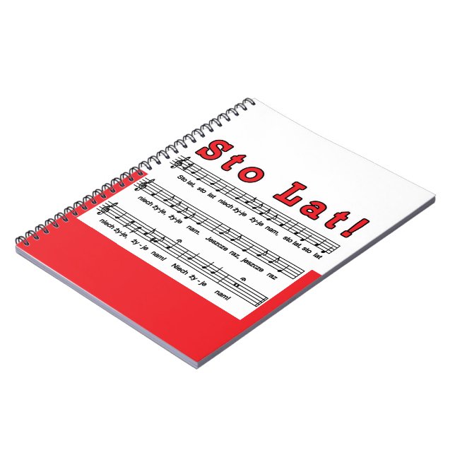 Caderno Espiral Sto Lat! Música (Left Side)