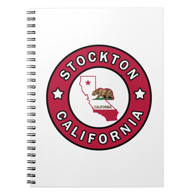 Caderno Espiral Stockton California (Frente)