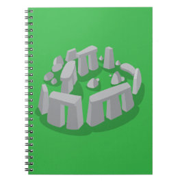Caderno Espiral Stonehenge da Inglaterra