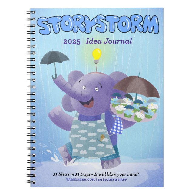 Caderno Espiral Storystorm 2025 — Diário/Idea Book (Frente)