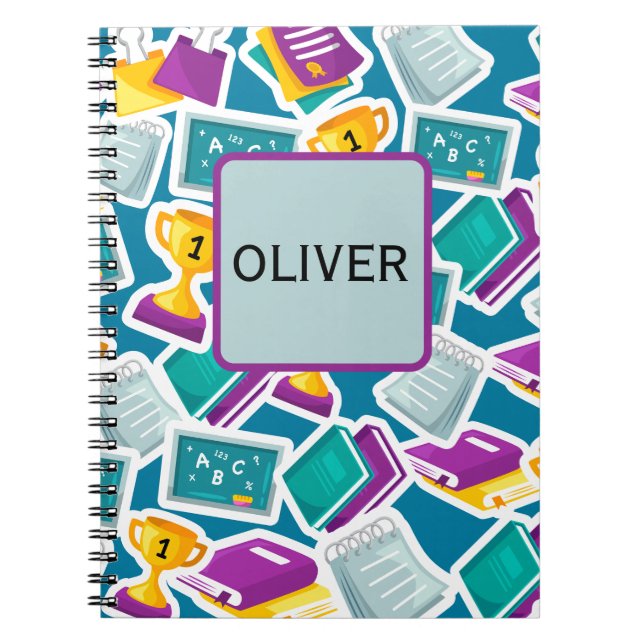 Caderno Espiral Straight A Student Notebook,   for School (Frente)