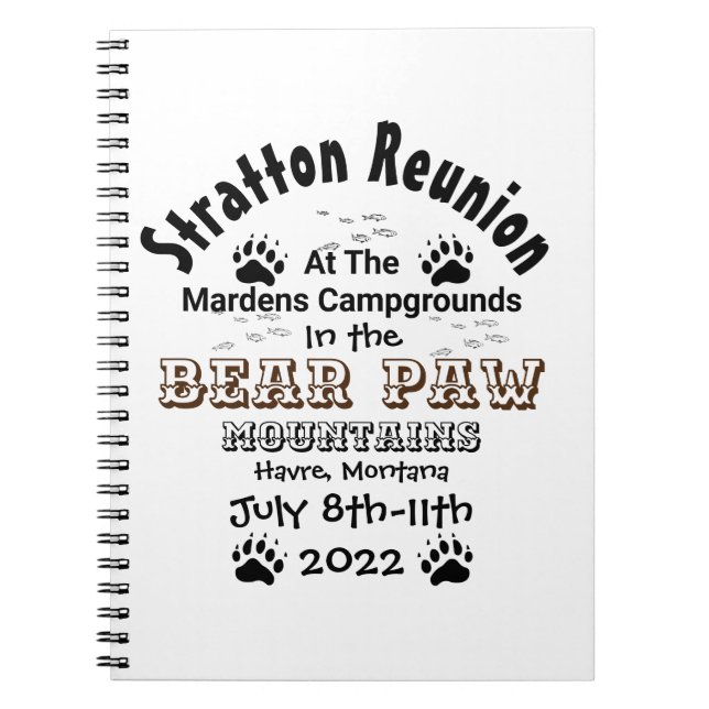 Caderno Espiral Stratton Reunion 2022 (Frente)