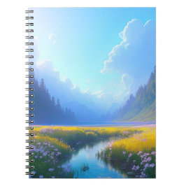 Caderno Espiral Stream Serenade
