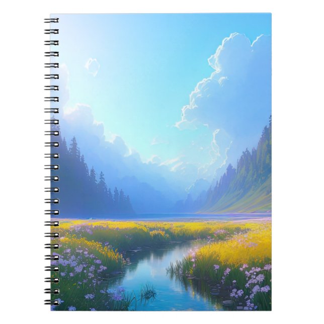 Caderno Espiral Stream Serenade (Frente)