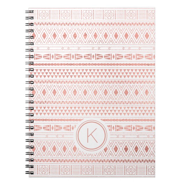 Caderno Espiral Stripe Monograma (Frente)