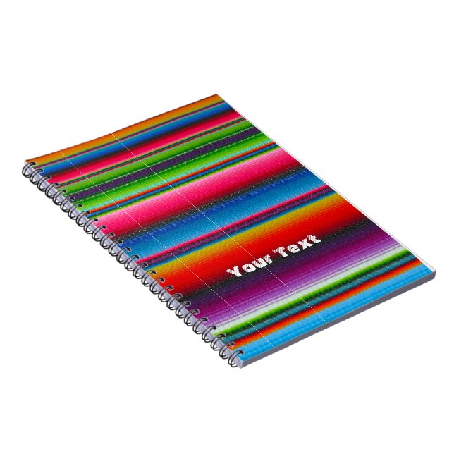 Caderno Espiral Stripes Coloridas (Lado Direito)