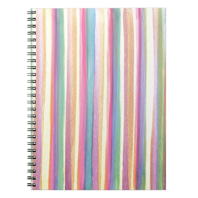 Caderno Espiral Stripes de Aquarela (Frente)