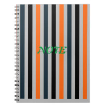  Stripes Spiral Photo Notebook