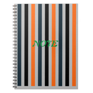 Caderno Espiral Stripes Spiral Photo Notebook