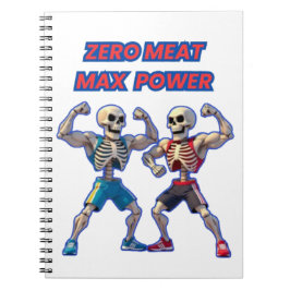Caderno Espiral Strong to the Bone – Funny Skeleton Muscle Design