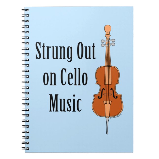 Caderno Espiral Strung Out Cello (Frente)