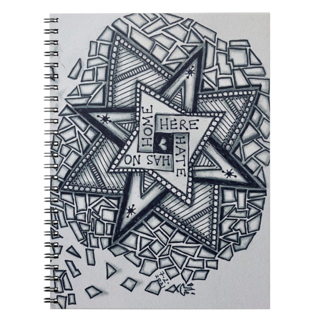 Caderno Espiral Studio 40: Odio não tem casa aqui notebook (Frente)