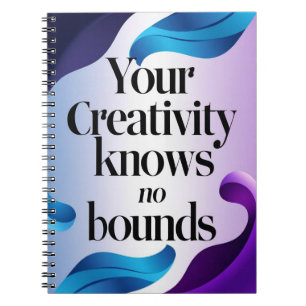 Caderno Espiral Sua Criatividade Não Tem Limites