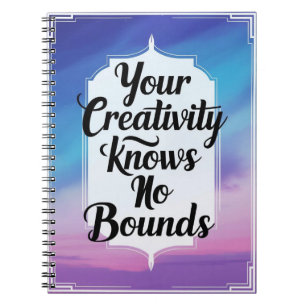 Caderno Espiral Sua Criatividade Não Tem Limites