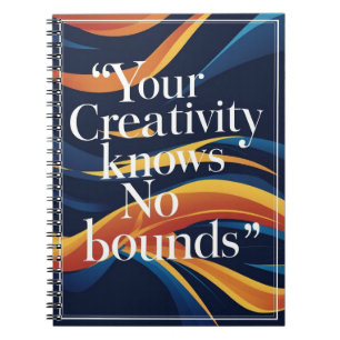 Caderno Espiral Sua Criatividade Não Tem Limites
