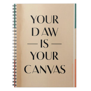 Caderno Espiral Sua DAW É Sua Tela opção 2